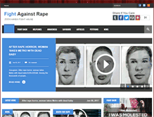 Tablet Screenshot of fightagainstrape.com